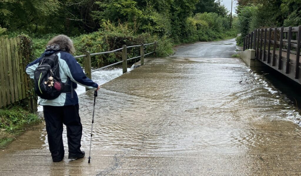 Hmmm! Not much of a footpath.